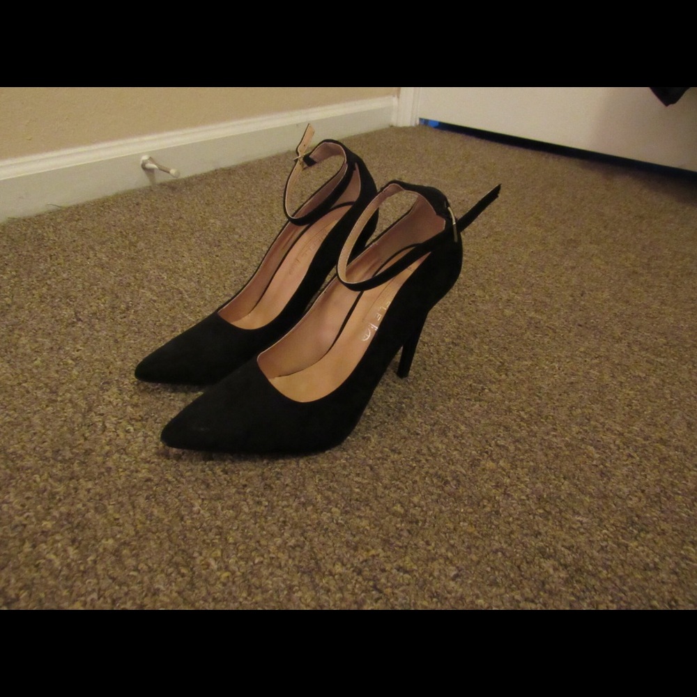 black heels